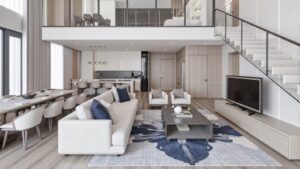 Hình Ảnh Nhà Mẫu Phòng Khách Penhouse Sang Trọng Sunshine Bay Retreat Vũng Tàu